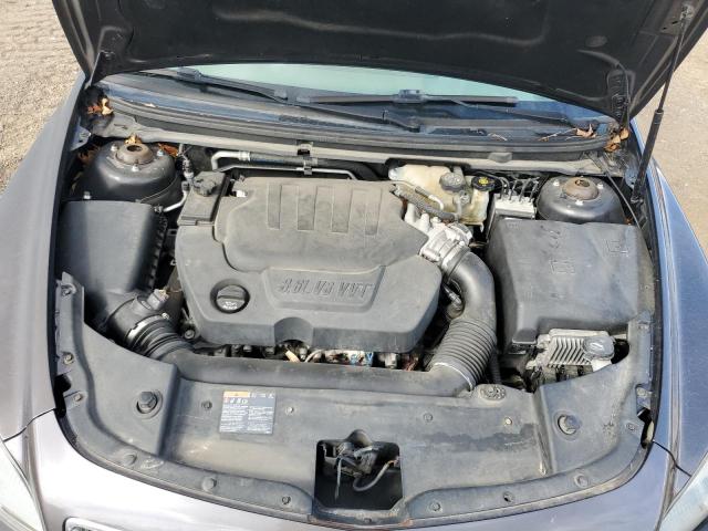 1G1ZF5E70CF250308 - 2012 CHEVROLET MALIBU 3LT ნაცრისფერი ფოტო 11