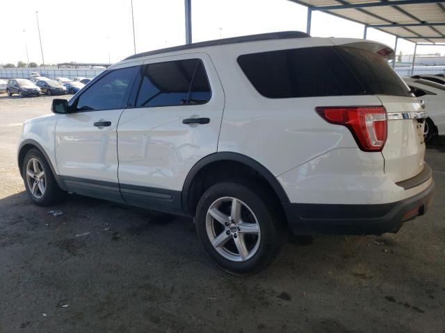 1FM5K7BH9JGA69186 - 2018 FORD EXPLORER WHITE photo 2