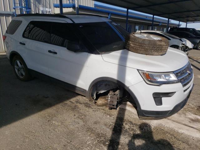 1FM5K7BH9JGA69186 - 2018 FORD EXPLORER WHITE photo 4