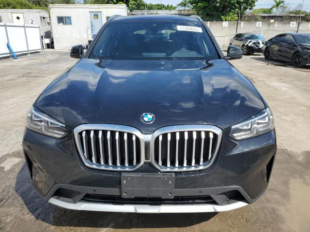 5UX43DP06N9J78373 - 2022 BMW X3 SDRIVE30I BLACK photo 5