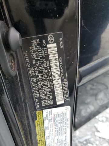 4T1BE32K65U424109 - 2005 TOYOTA CAMRY LE BLACK photo 12