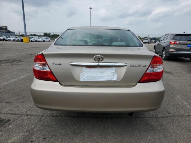 4T1BE32K14U338060 - 2004 TOYOTA CAMRY LE 金色 照片 6