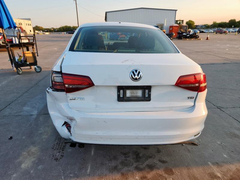 3VW2B7AJ8HM305982 - 2017 VOLKSWAGEN JETTA S WHITE photo 6