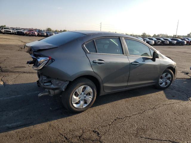 2HGFB2F59DH573596 - 2013 HONDA CIVIC LX GRAY photo 3