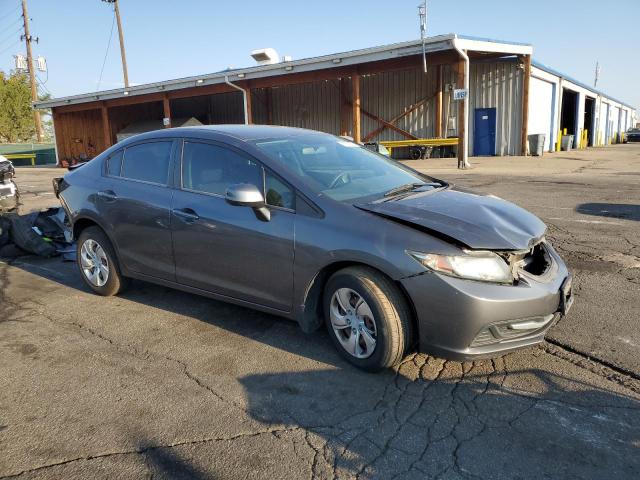 2HGFB2F59DH573596 - 2013 HONDA CIVIC LX GRAY photo 4