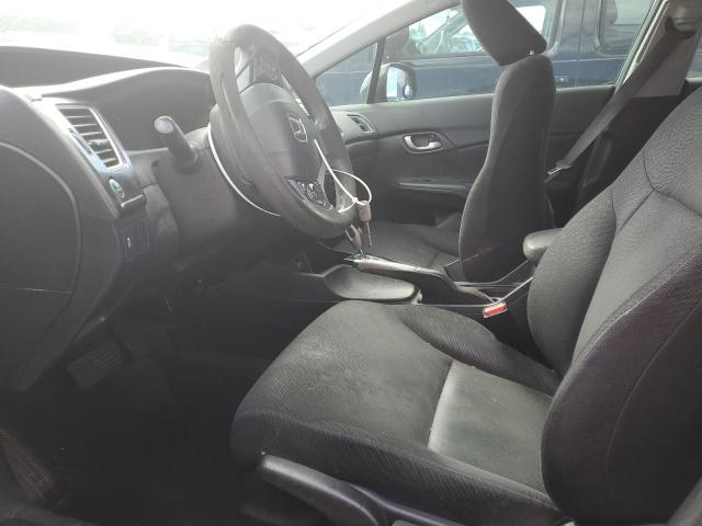 2HGFB2F59DH573596 - 2013 HONDA CIVIC LX GRAY photo 7