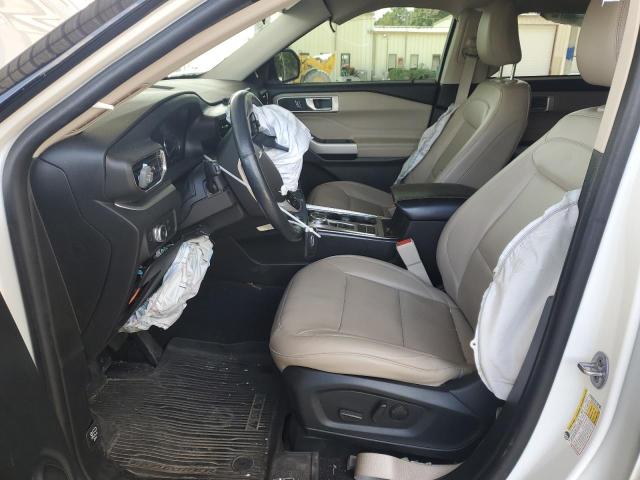 1FMSK7DH1NGA64117 - 2022 FORD EXPLORER XLT WHITE photo 7