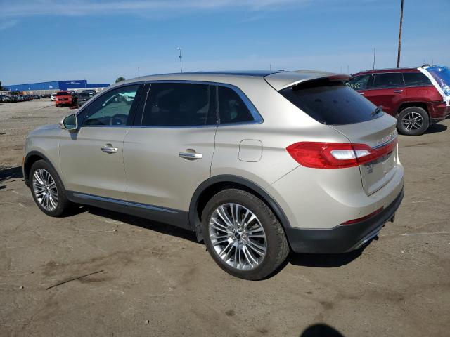 2LMPJ6LP8HBL28686 - 2017 LINCOLN MKX RESERVE Ոսկեգույն լուսանկար 2