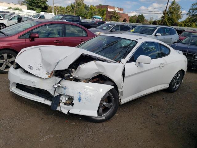 KMHHM65D75U159583 - 2005 HYUNDAI TIBURON WHITE photo 1