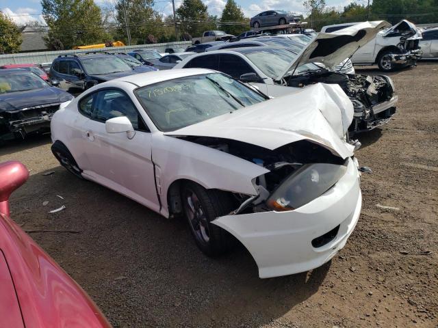 KMHHM65D75U159583 - 2005 HYUNDAI TIBURON WHITE photo 4