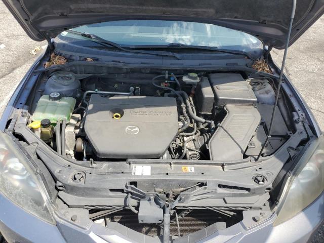 JM1BK343481878464 - 2008 MAZDA 3 HATCHBACK GRAY photo 11