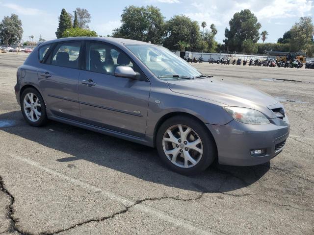 JM1BK343481878464 - 2008 MAZDA 3 HATCHBACK GRAY photo 4