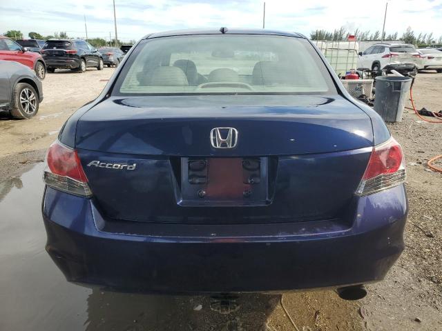 1HGCP26838A120626 - 2008 HONDA ACCORD EXL BLUE photo 6