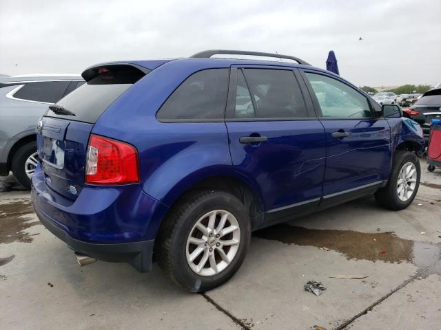 2FMDK3GC2DBA90104 - 2013 FORD EDGE SE BLUE photo 3