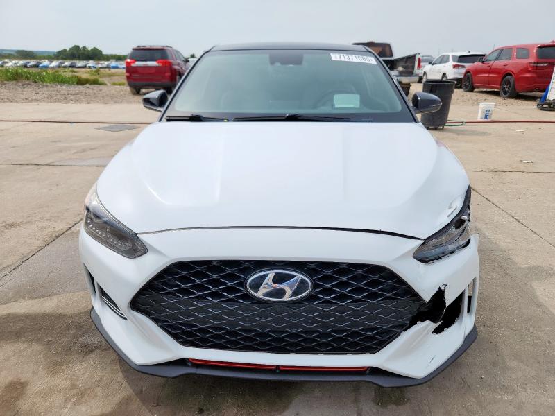 KMHTH6AB9KU004399 - 2019 HYUNDAI VELOSTER TURBO 白色 照片 5