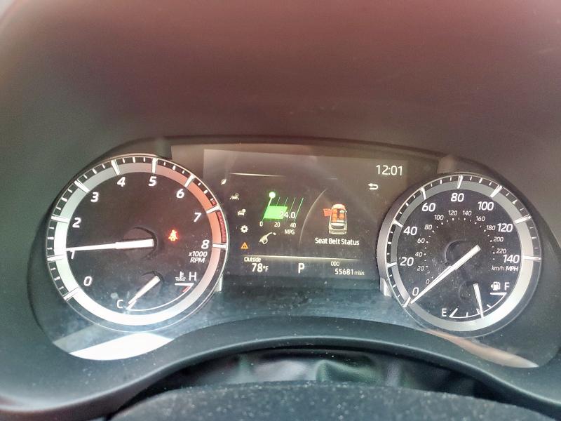 5TDGZRAH9NS118825 - 2022 TOYOTA HIGHLANDER XLE Qırmızı foto 9