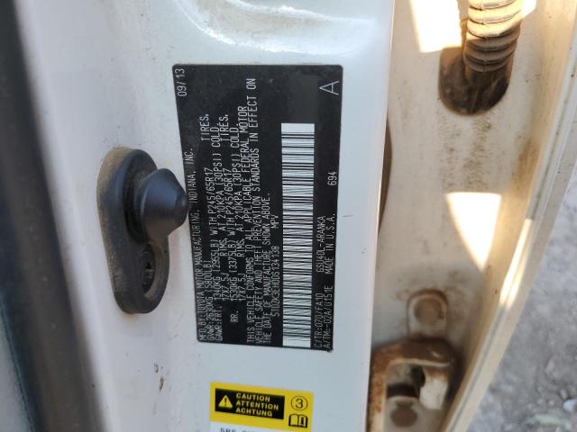 5TDZK3EH0DS134138 - 2013 TOYOTA HIGHLANDER BASE Ақ фото 13