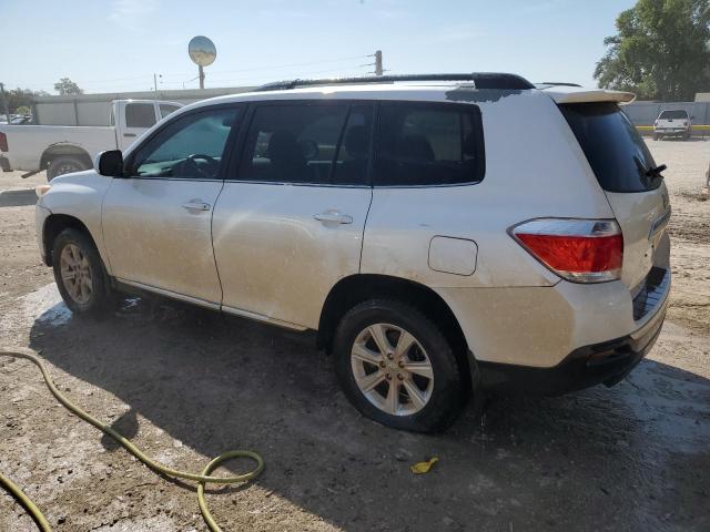 5TDZK3EH0DS134138 - 2013 TOYOTA HIGHLANDER BASE Ақ фото 2