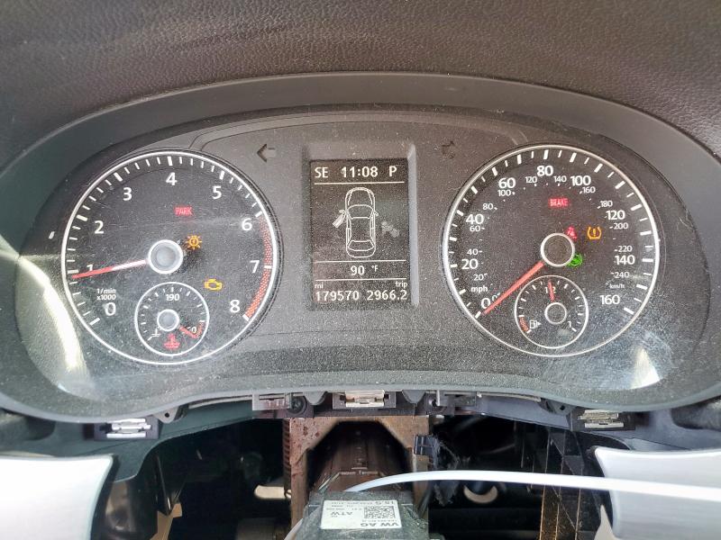 1VWBH7A35DC135348 - 2013 VOLKSWAGEN PASSAT SE WHITE photo 9