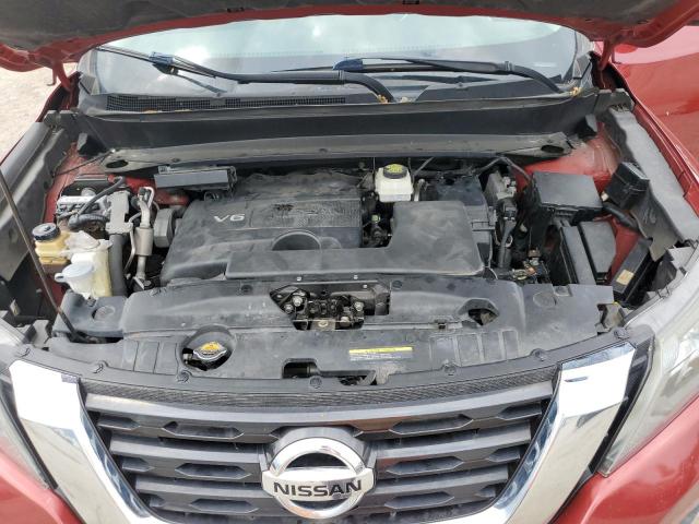 5N1DR2MM6HC636380 - 2017 NISSAN PATHFINDER S 红色 照片 12
