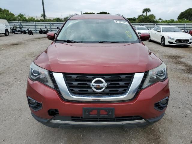 5N1DR2MM6HC636380 - 2017 NISSAN PATHFINDER S 红色 照片 5