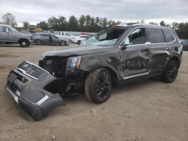 5XYP5DHCXLG002603 - 2020 KIA TELLURIDE SX GRAY photo 1