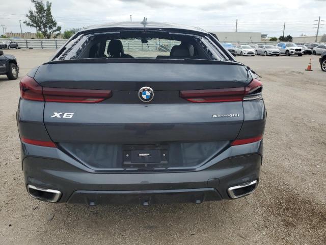 5UXCY6C05N9L77669 - 2022 BMW X6 XDRIVE40I GRAY photo 6