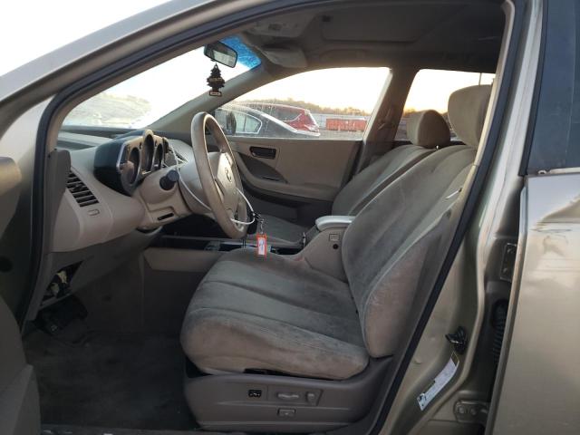 JN8AZ08W95W406256 - 2005 NISSAN MURANO SL TAN photo 7