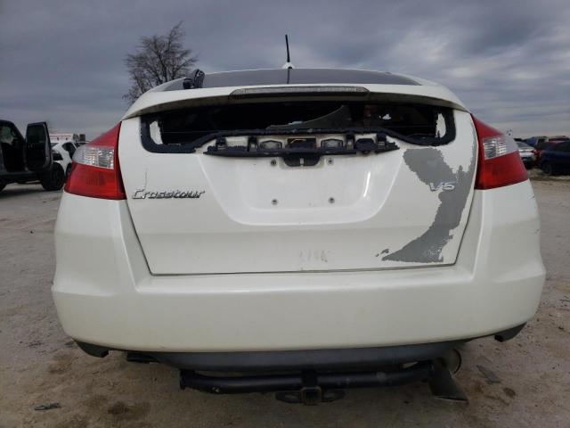 5J6TF1H56CL006254 - 2012 HONDA CROSSTOUR EXL WHITE photo 6