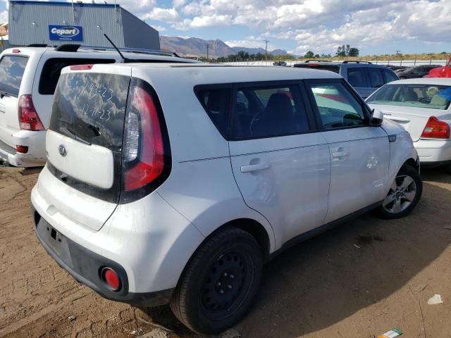 KNDJN2A24K7915011 - 2019 KIA SOUL WHITE photo 3