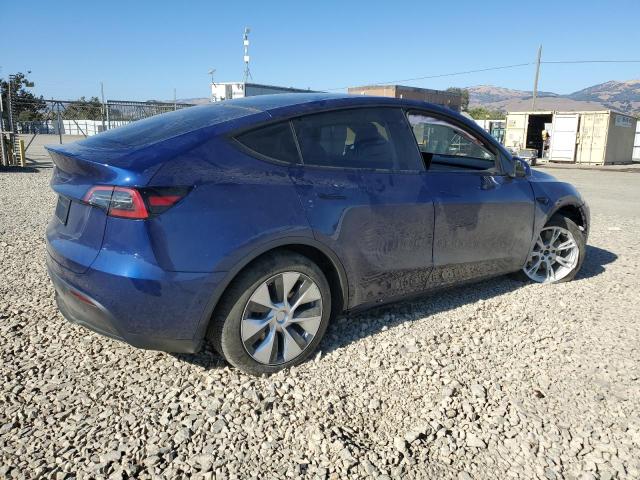 7SAYGAEE7NF392995 - 2022 TESLA MODEL Y ლურჯი ფოტო 3