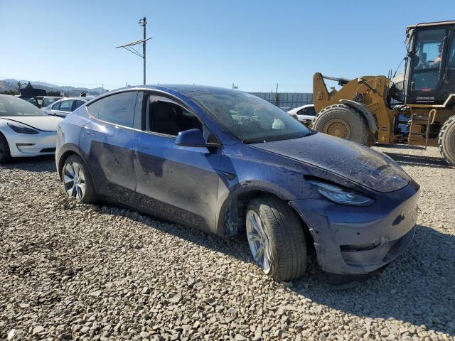 7SAYGAEE7NF392995 - 2022 TESLA MODEL Y ლურჯი ფოტო 4