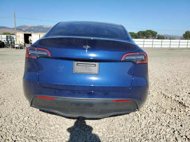 7SAYGAEE7NF392995 - 2022 TESLA MODEL Y ლურჯი ფოტო 6