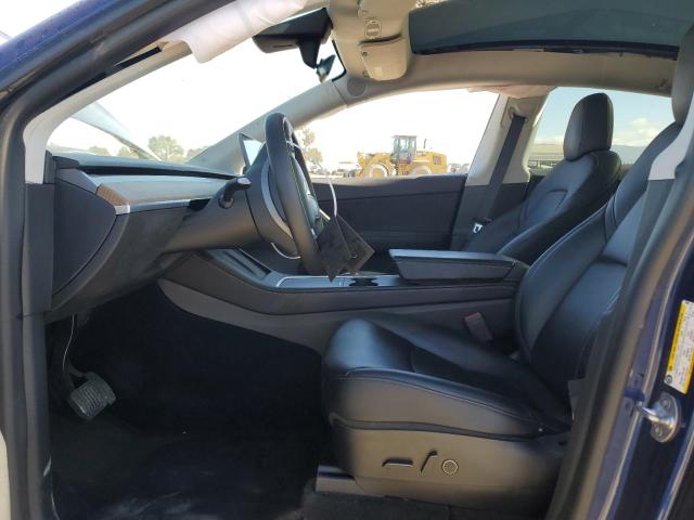 7SAYGAEE7NF392995 - 2022 TESLA MODEL Y ლურჯი ფოტო 7