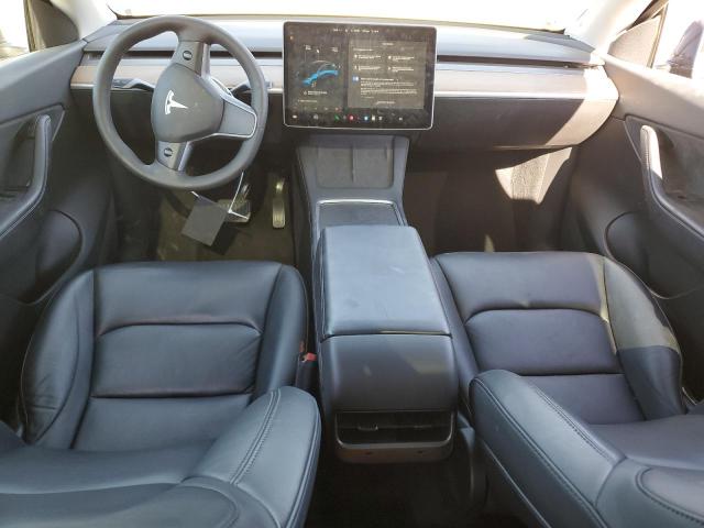 7SAYGAEE7NF392995 - 2022 TESLA MODEL Y ლურჯი ფოტო 8