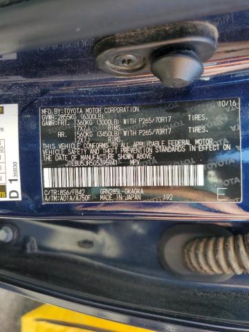 JTEBU5JR5G5395941 - 2016 TOYOTA 4RUNNER SR5/SR5 PREMIUM 蓝色 照片 14