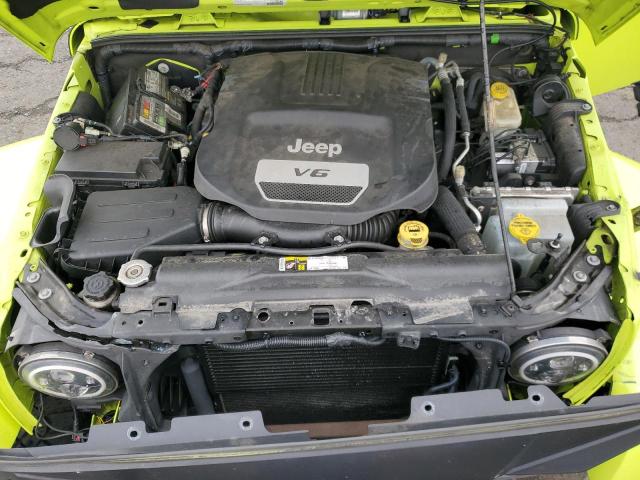 1C4BJWEG3GL335227 - 2016 JEEP WRANGLER UNLIMITED SAHARA GREEN photo 11