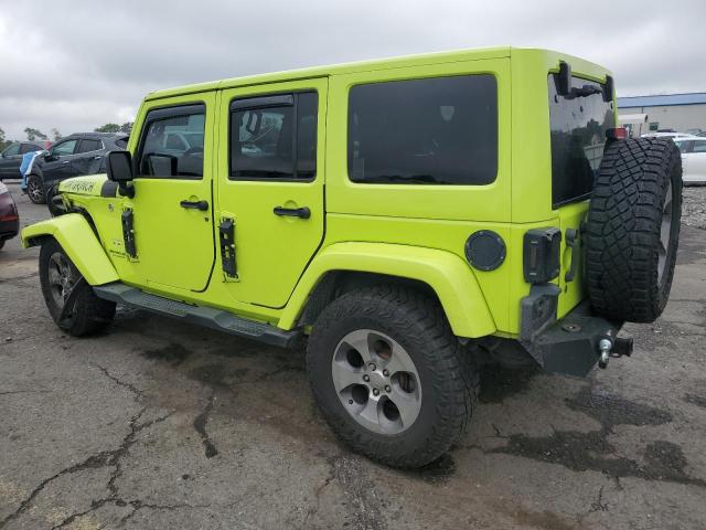 1C4BJWEG3GL335227 - 2016 JEEP WRANGLER UNLIMITED SAHARA GREEN photo 2