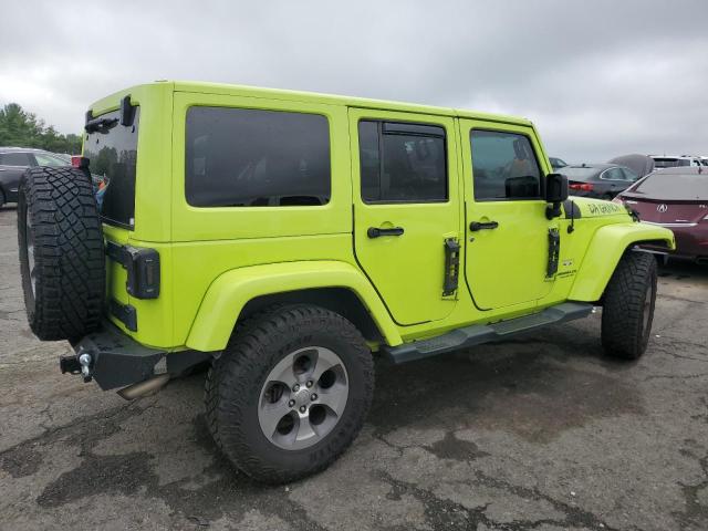1C4BJWEG3GL335227 - 2016 JEEP WRANGLER UNLIMITED SAHARA GREEN photo 3