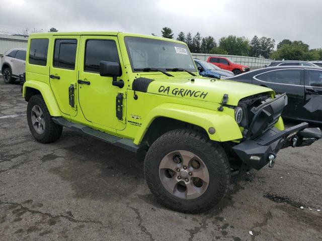 1C4BJWEG3GL335227 - 2016 JEEP WRANGLER UNLIMITED SAHARA GREEN photo 4