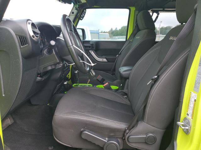 1C4BJWEG3GL335227 - 2016 JEEP WRANGLER UNLIMITED SAHARA GREEN photo 7