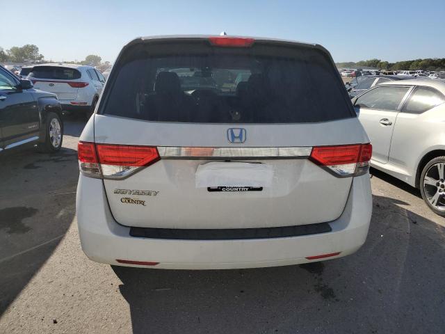 5FNRL5H68EB077924 - 2014 HONDA ODYSSEY EXL WHITE photo 6