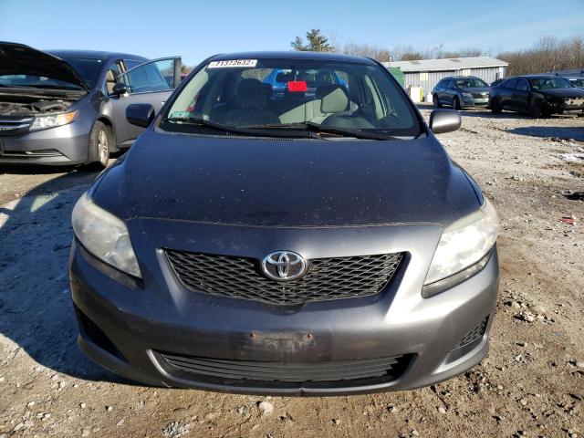 1NXBU4EE6AZ344852 - 2010 TOYOTA COROLLA BASE GRAY photo 5