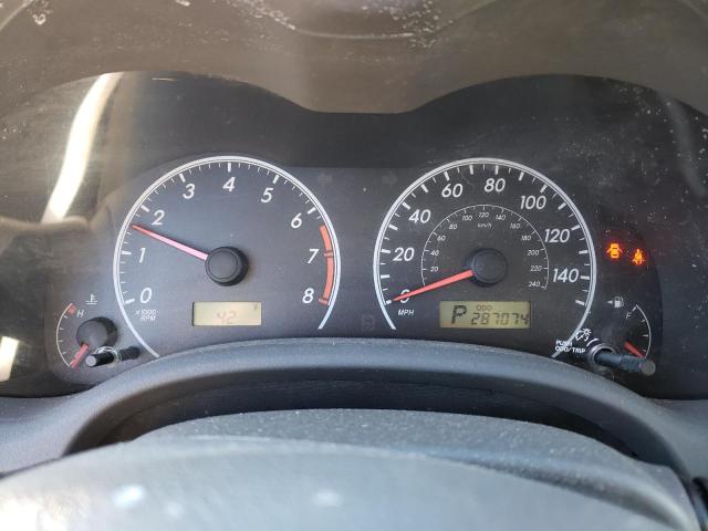 1NXBU4EE6AZ344852 - 2010 TOYOTA COROLLA BASE GRAY photo 9