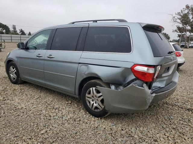 5FNRL38776B025523 - 2006 HONDA ODYSSEY EXL BLUE photo 2