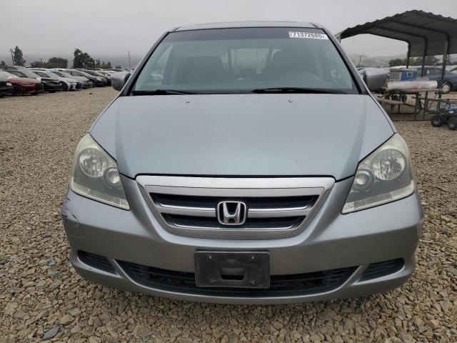 5FNRL38776B025523 - 2006 HONDA ODYSSEY EXL BLUE photo 5