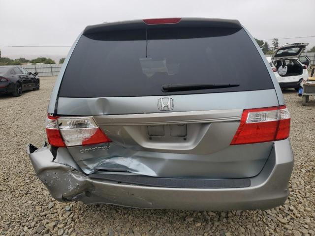 5FNRL38776B025523 - 2006 HONDA ODYSSEY EXL BLUE photo 6