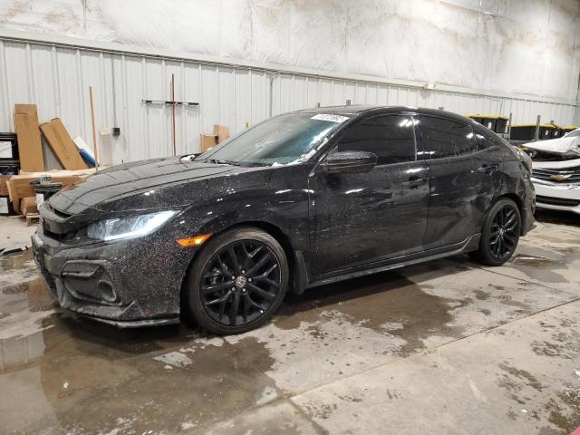 SHHFK7H4XMU209580 - 2021 HONDA CIVIC SPORT Schwarz Foto 1