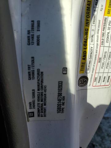 1GBDS14E788102033 - 2008 CHEVROLET COLORADO WHITE photo 12