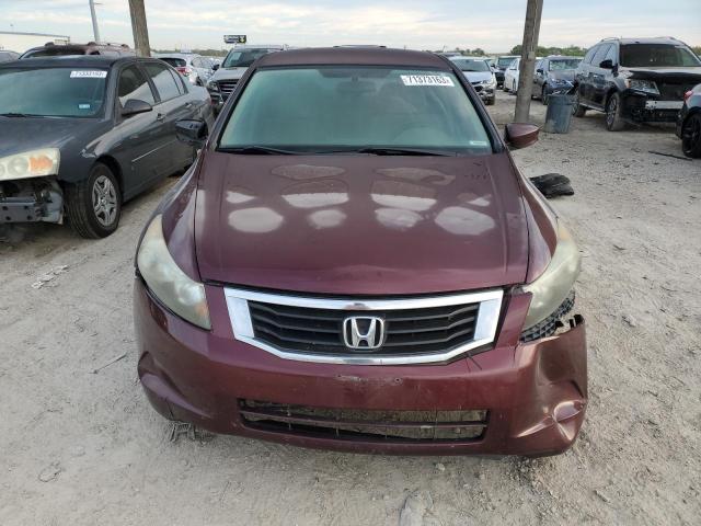 1HGCP2F34AA010839 - 2010 HONDA ACCORD LX MAROON photo 5